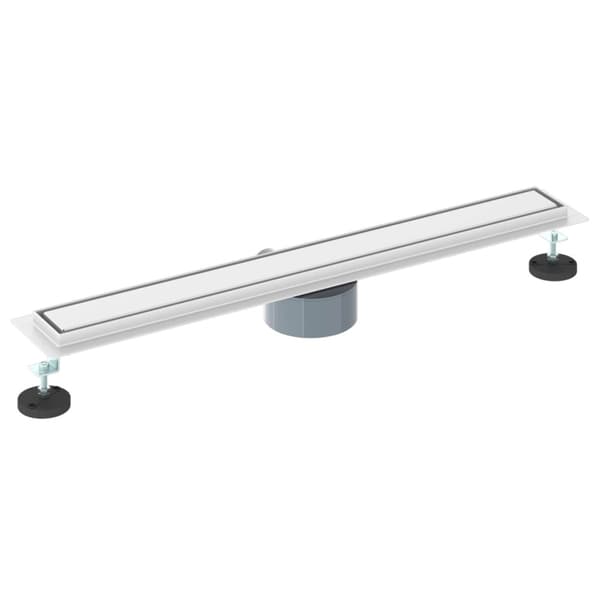 Duschavlopp 2-i-1 med 360° Siphon Silver 70 cm