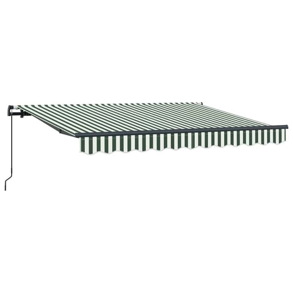 Utfällbar markis Grön 300 x 200 cm tyg