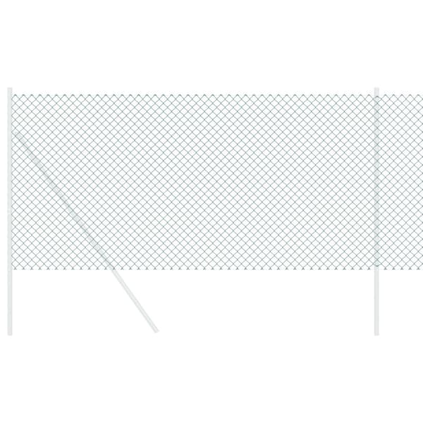 Kedjelänk Stängsel Grön 25 x 1,4 m Stål