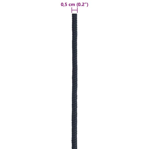 Båtsnöre 0.5 mm 50 m Kungsblå Polyester