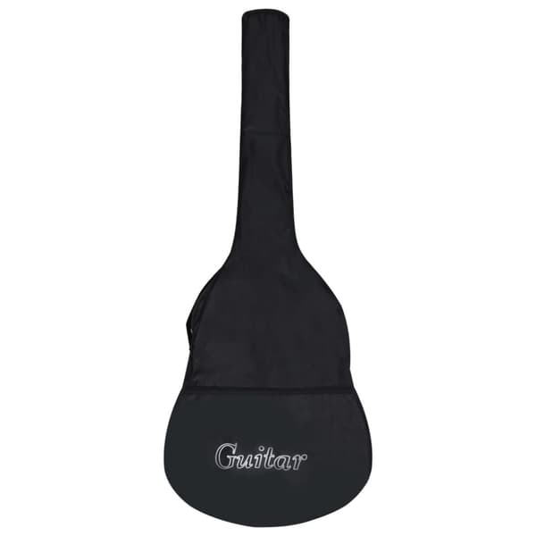 Gitarrfodral för 4/4 (39") klassisk gitarr svart 100x37 cm tyg