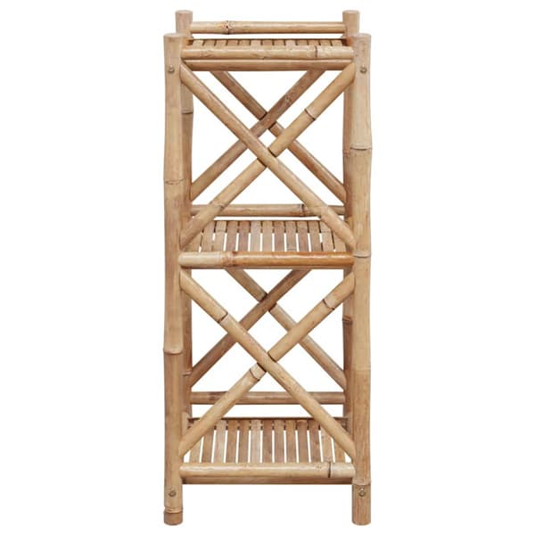 Hylla med 3 nivåer bambu
