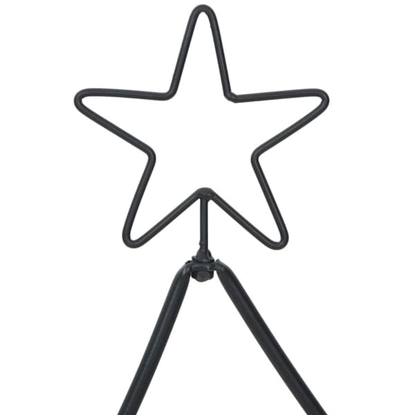 Metall julgran Svart 180 cm Stål