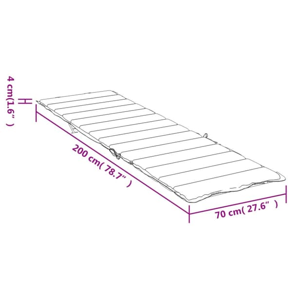 Solsängsdyna rosa oxfordtyg