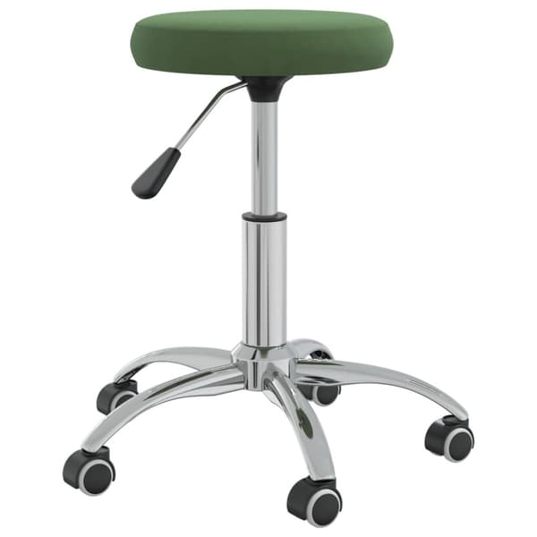 Massagepall mörkgrön sammet