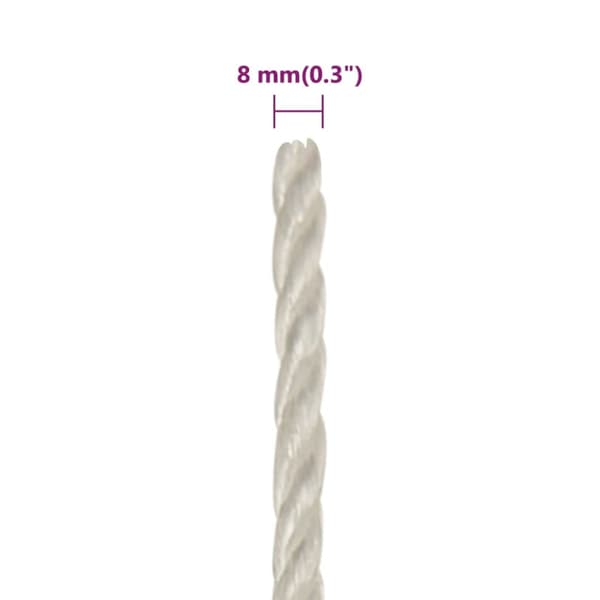 Rep vit 8 mm 250 m polypropylen