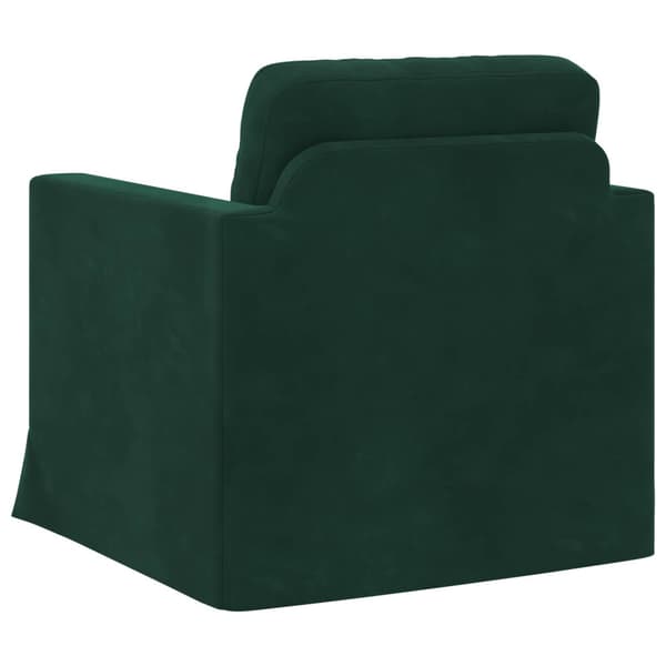 Soffa Mörkgrön 78 x 78 x 80 cm Sammet