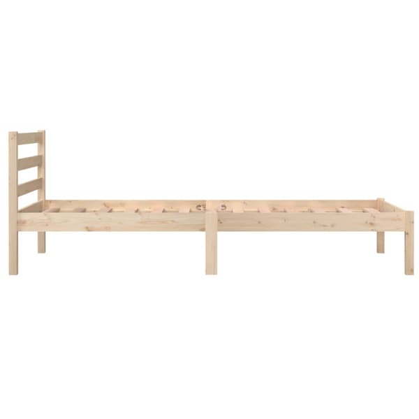 Sängram massivt trä 75x190 cm