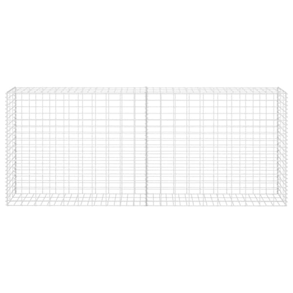 Gabion galvaniserat stål 85x30x200 cm