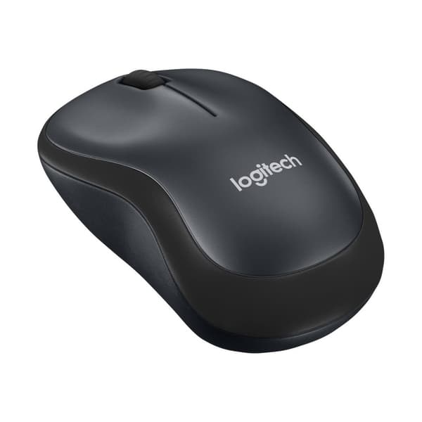 Logitech M220 Silent - mus - 2.4 GHz - träkol