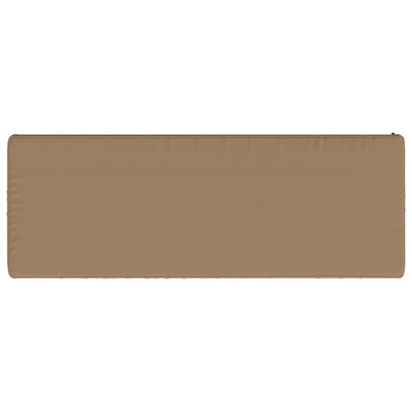 2-delade Bänk Kuddar VUGHT 2 st 100% Polyester Taupe