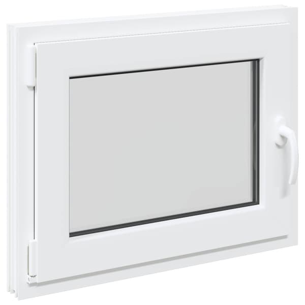 Källarfönster RISOR 70 x 60 cm PVC och glas
