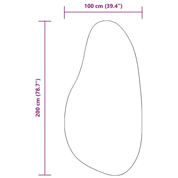 Matta HUARTE Svart 100 x 200 cm Polyester