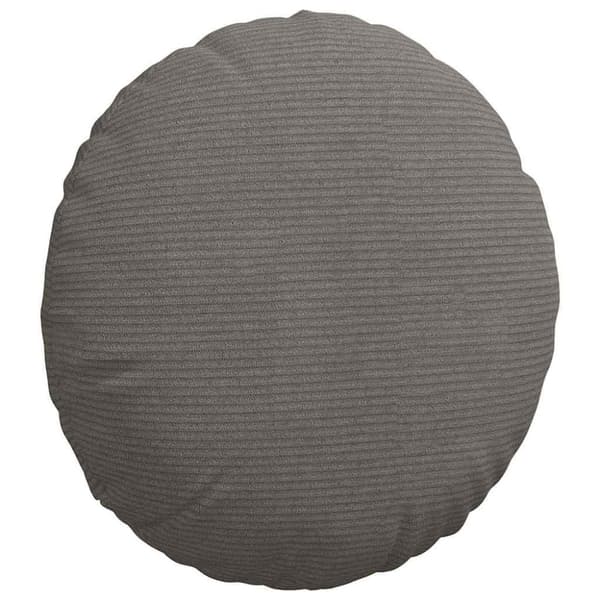 Sittkuddar 2 pcs Ljusgrå Ø 40 cm Kordread tyg