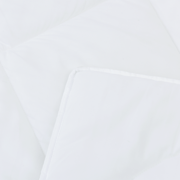 Duntäcke med kudde 3 pcs Vit Mikrofiber