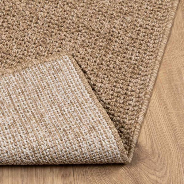 Områdesmattor Rektangulär AGIRA Naturfärg 150 x 80 cm Polyester