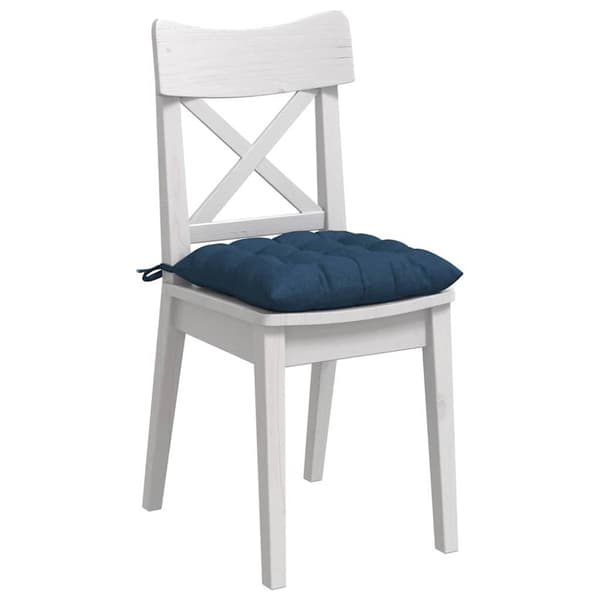 Sittkuddar 4 pcs Blå 40 x 40 x 6 cm tyg