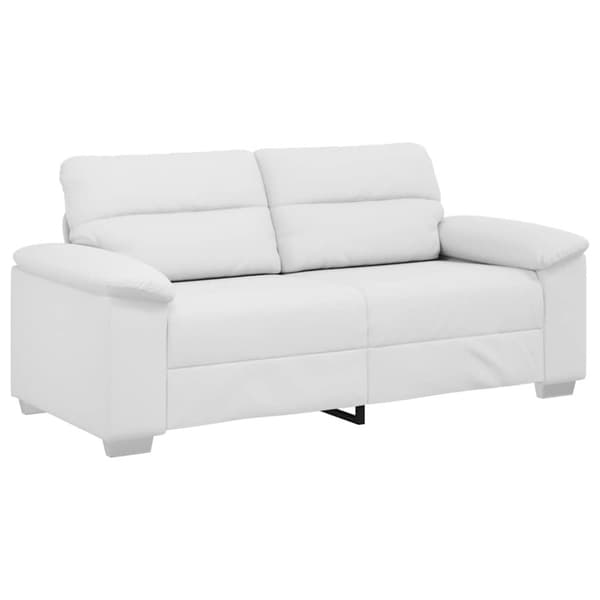 2-sitssoffa vit 180x81x84 cm konstläder