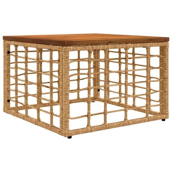 Utomhussoffset 5 pcs Naturlig och Creamvit Polyester