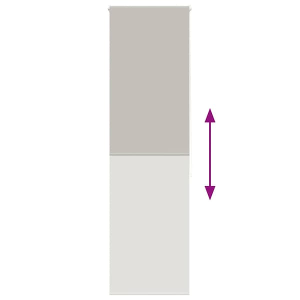 Rullgardin för dusch 80x240 cm tyg bredd 76 cm