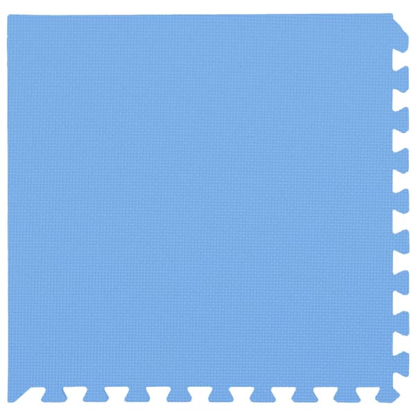 Golvmatta 6 pcs Blå 2,16 m² EVA-skum