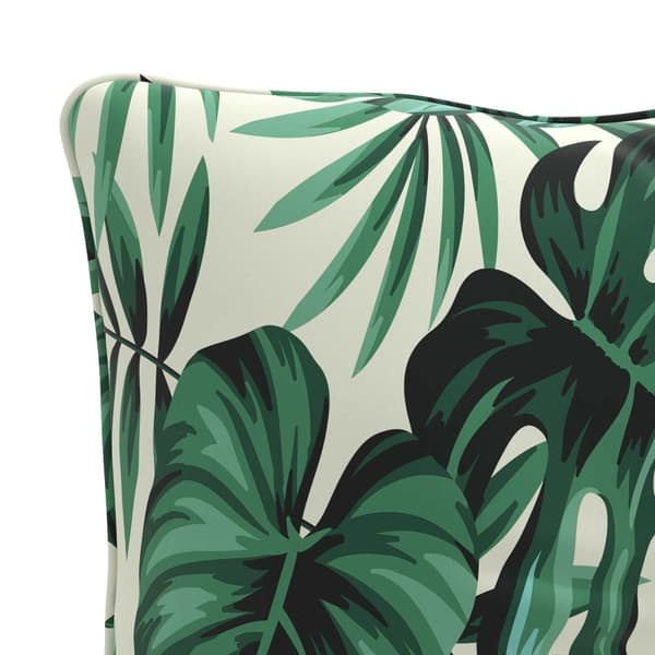 Ryggkudde PUTTEN 100% Polyester Bladmönster 70 x 40 x 10 cm
