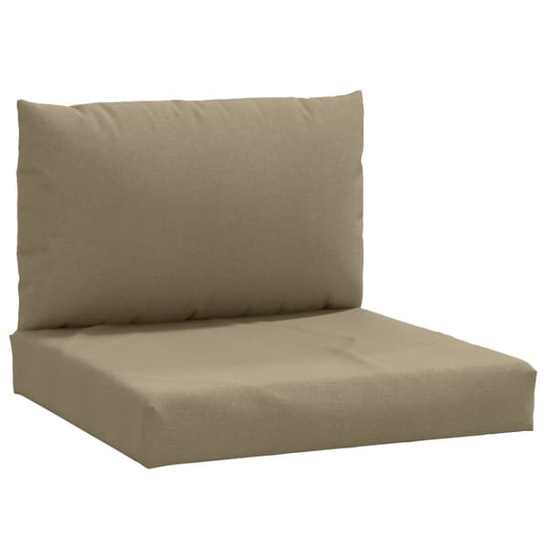Palldynor 2 st melerad taupe tyg