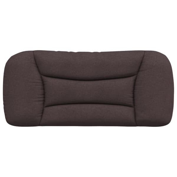 Headboard Cushion "Hvar" Dark Brown 80 cm Fabric