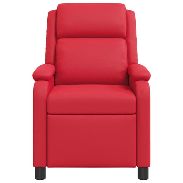 Recliner Röd Konstläder
