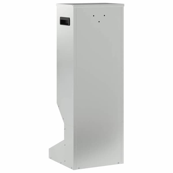 Rådjur Foderautomat Silver 28 x 30 x 80 cm Galvaniserat Stål