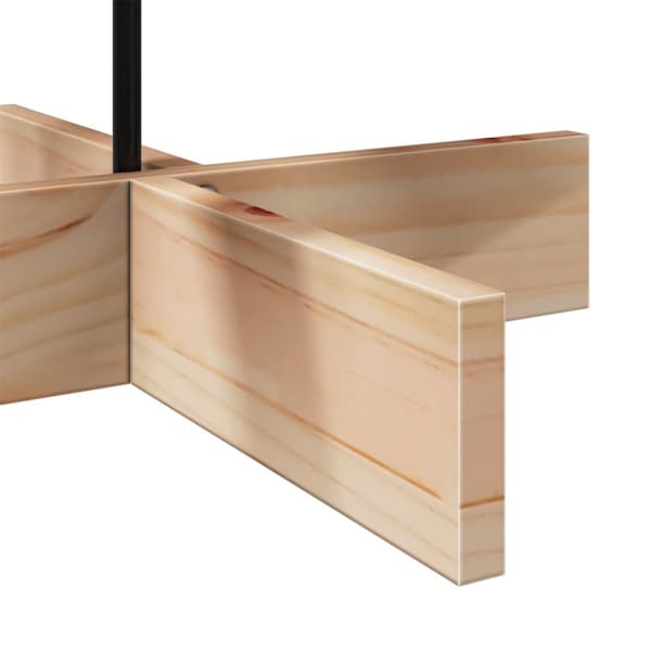 Julgran trä 100 cm massiv furu