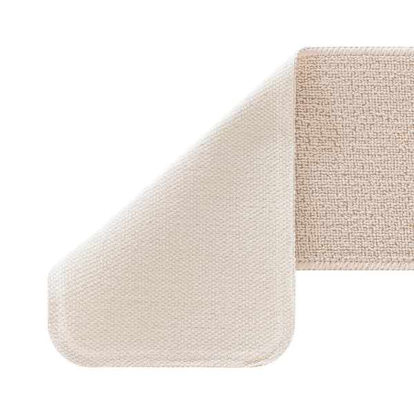 Halkfria trappmattor Rektangulär 15 pcs Kräm 75 x 20 cm PP