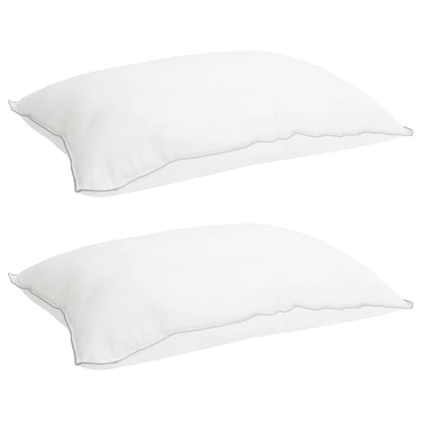 Täckeset med kudde 2 pcs Vit Bambufiber