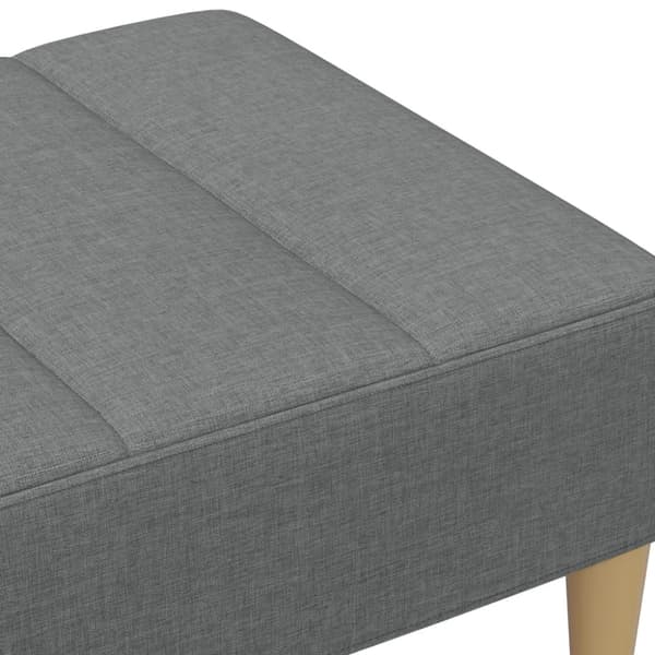 Fotpall mörkgrå 77x55x31 cm tyg