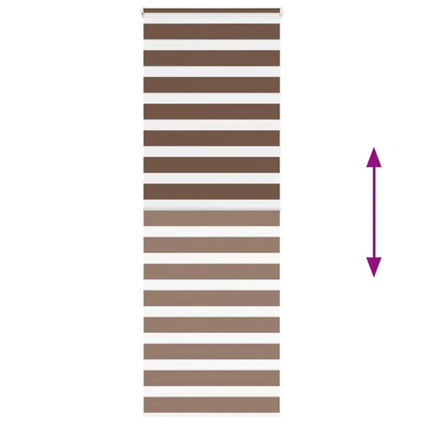 Plisserad persienn ljusgrå 95x200 cm tyg bredd 94,4cm polyester