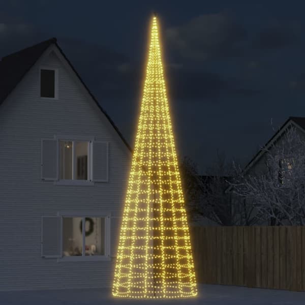 LED julgran 3000 LEDs varmvit 800 cm