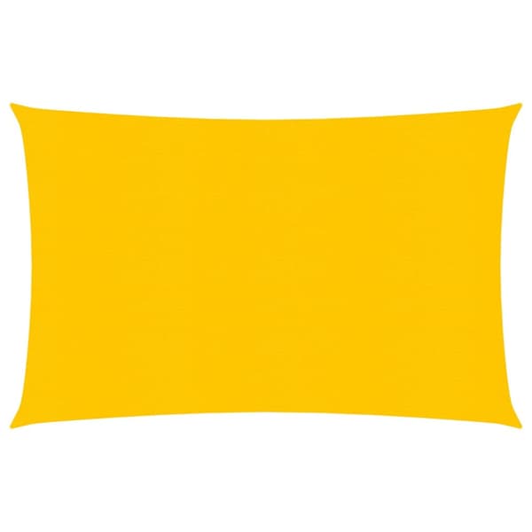 Solsegel 160 g/m² rektangulär gul 4x5 m HDPE