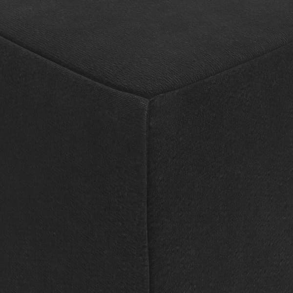 Fällbar Soffbed 75 x 63 x 45 cm Svart