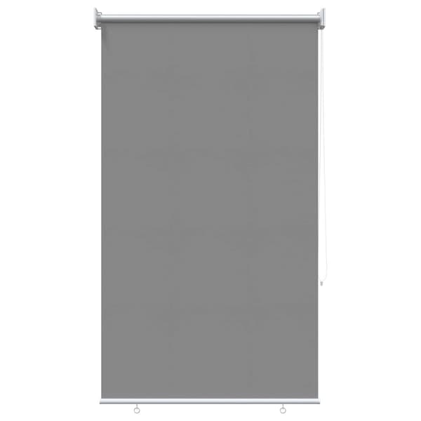Rullgardin UV-skydd Ljusgrå 100 x 140 cm Polyester
