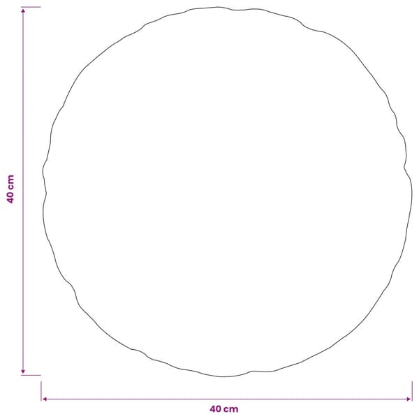 Kuddöverdrag 6 st HEERLEN Brun Ø 40 cm Chenilletyg