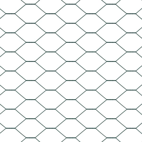 Hexagonstängsel Grön 0.5 x 100 m Stål