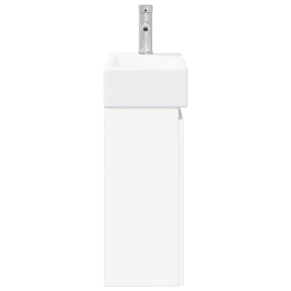 Badrumsspegel med kran Vit 45,5 x 25,5 x 84 cm