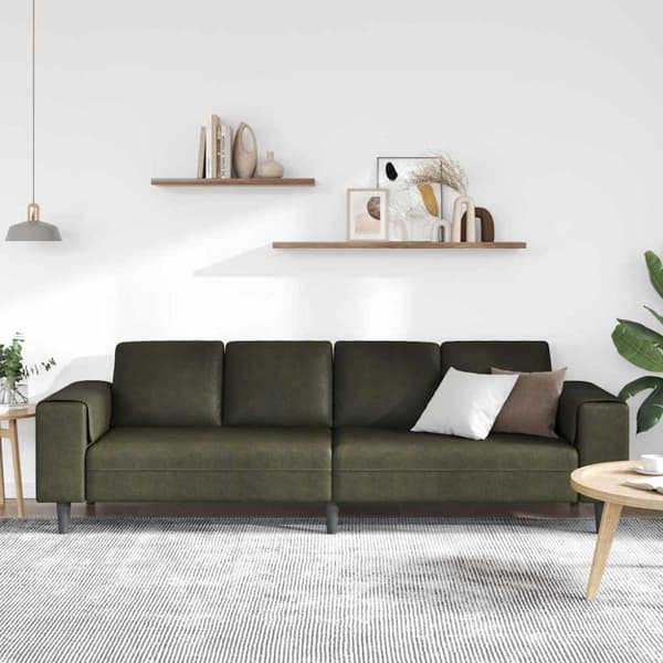 Vardagsrumsoffa Armégrön 250 x 77 x 76 cm