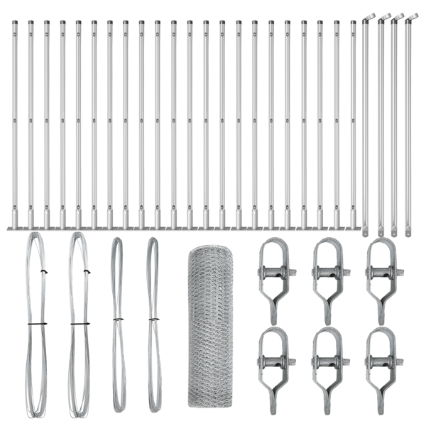 Stängselstolpe Silver