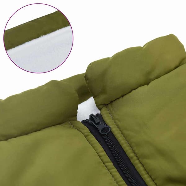 Hund Kappa Armégrön L68 Fleece och Polyester