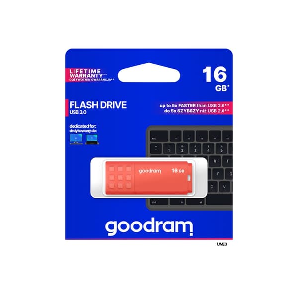 GOODRAM UME3 - USB flash-enhet - 16 GB