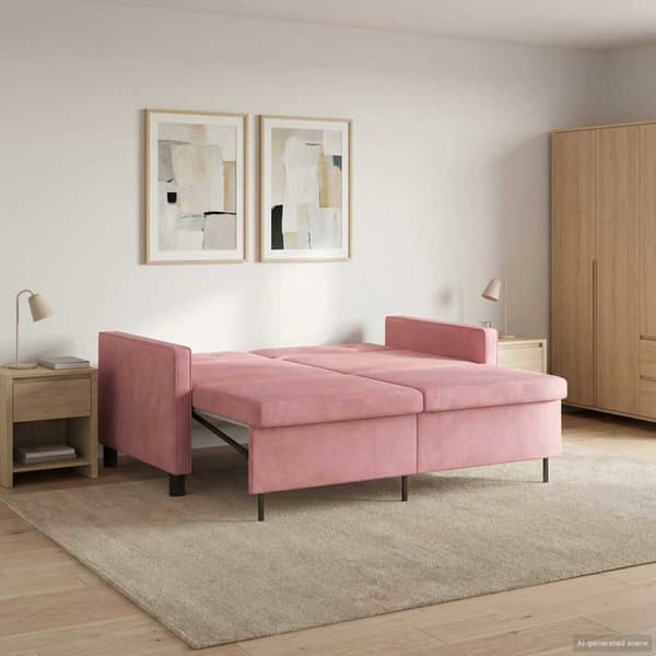 Soffsäng Rosa Tyg