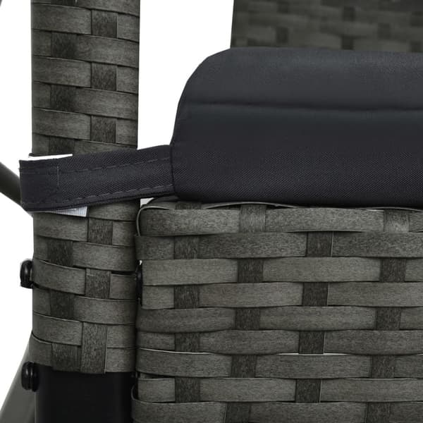 Hammock 3-sits med tak konstrotting grå