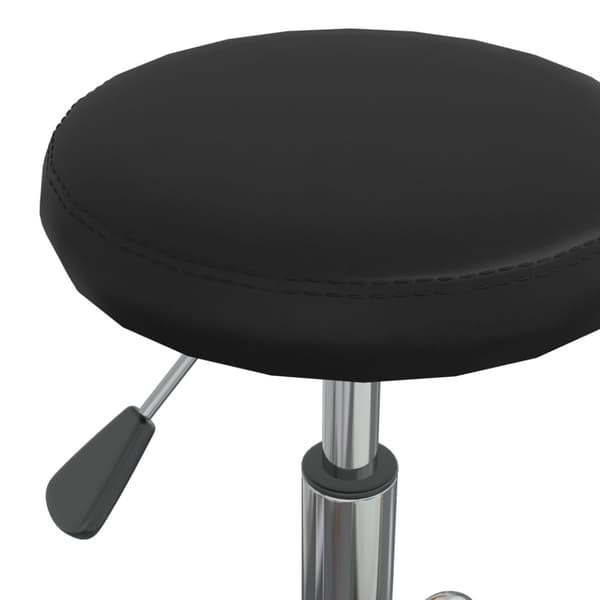 Matstol konstläder svart