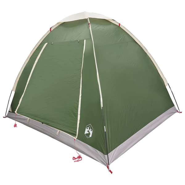 Campingtält med tak Grön 2-manna Polyester och Stål